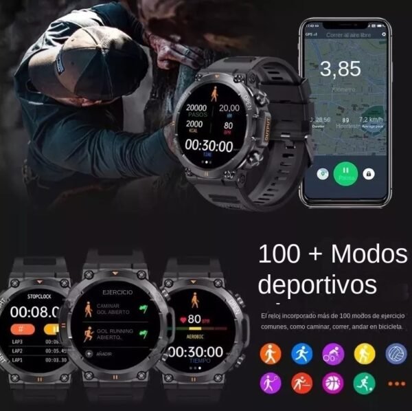 Reloj De Pulsera Inteligente Smartwatches, Qungo K56 Pro, Llamadas