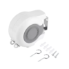 Tendedero Plegable Colgador Retractil Pared Doble Linea 30m Color Blanco