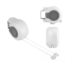 Tendedero Plegable Colgador Retractil Pared Doble Linea 30m Color Blanco