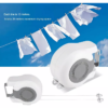 Tendedero Plegable Colgador Retractil Pared Doble Linea 30m Color Blanco