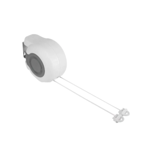 Tendedero Plegable Colgador Retractil Pared Doble Linea 30m Color Blanco