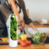 Qhome Recipiente Para Conservar Hierbas En Nevera