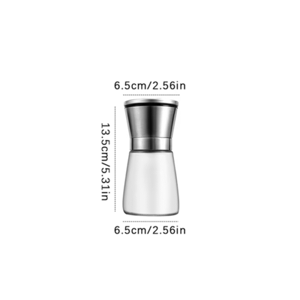 Molino De Sal Y Pimienta 180Ml En Acero Inoxidable