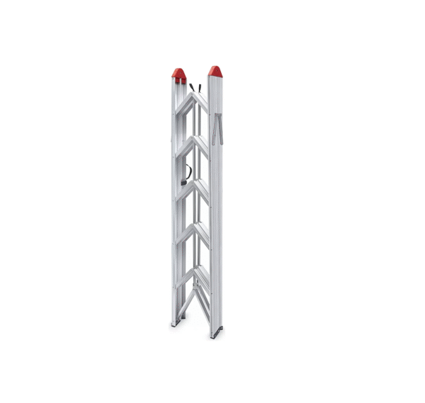 Escalera Tijera Plegable 5 Pasos Aluminio