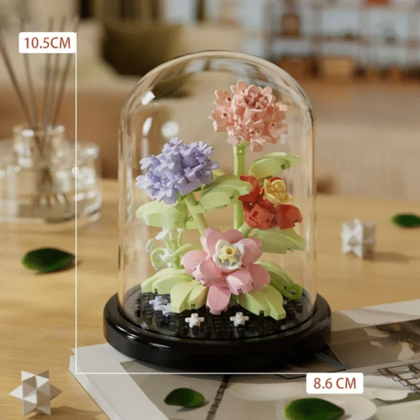 Urna De Construcción Ramos Suculenta En Bloques, Flor Eterna Primavera