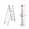 Escalera Tijera Plegable 5 Pasos Aluminio