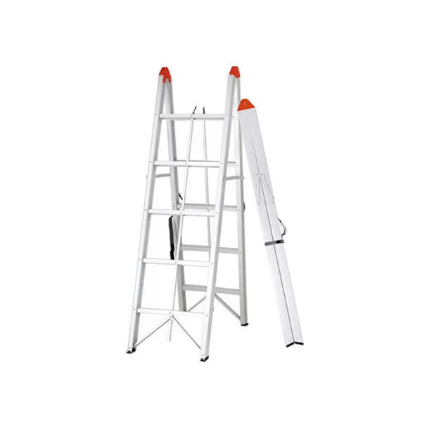 Escalera Tijera Plegable 5 Pasos Aluminio