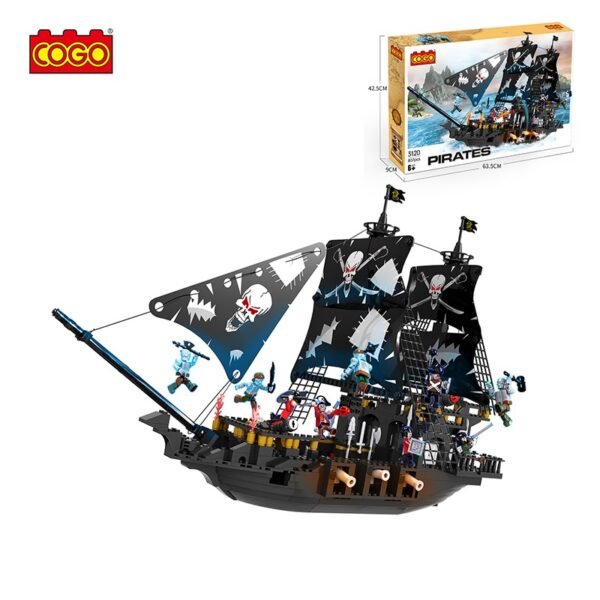 Cogo Barco Pirata Set3120 De 807 Piezas