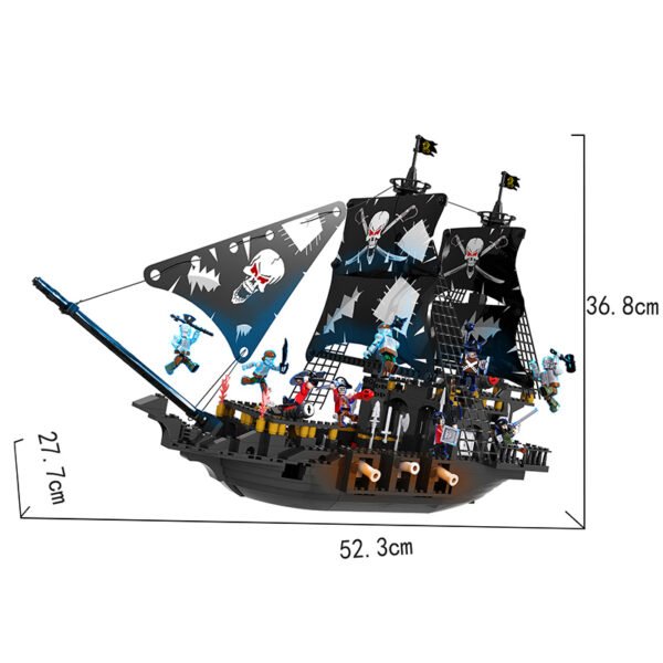 Cogo Barco Pirata Set3120 De 807 Piezas