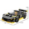 Cogo Auto De Carreras Power 52 Set 3452 De 282 Piezas