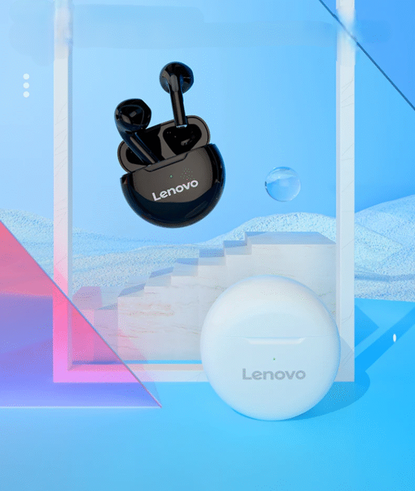 Audifonos Inalámbricos Bluetooth Lenovo Livepods HT38 HD Blanco