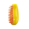 Cepillo De Vapor Para Gatos 3 En 1 Autolimpiante Amarillo