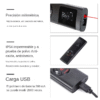 Telémetro Digital, Mini Metro Láser Recargable Resistente