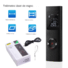Telémetro Digital, Mini Metro Láser Recargable Resistente