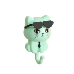 Gancho De Gato Autoadhesivo Multifuncional Portallaves Verde
