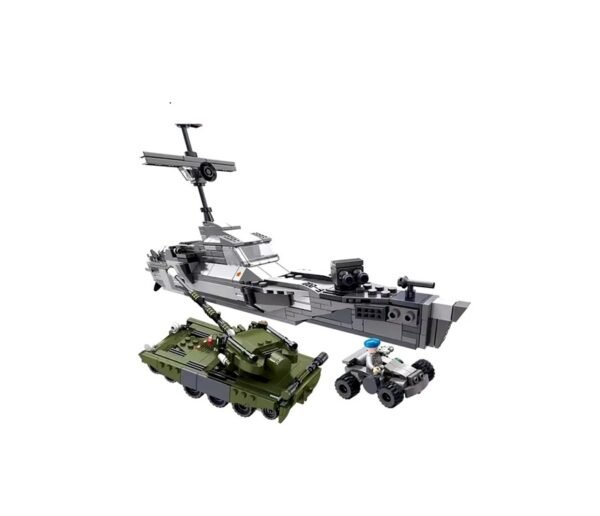 Cogo Exploradores Militar 8 En 2 Set3041 De 877 Piezas