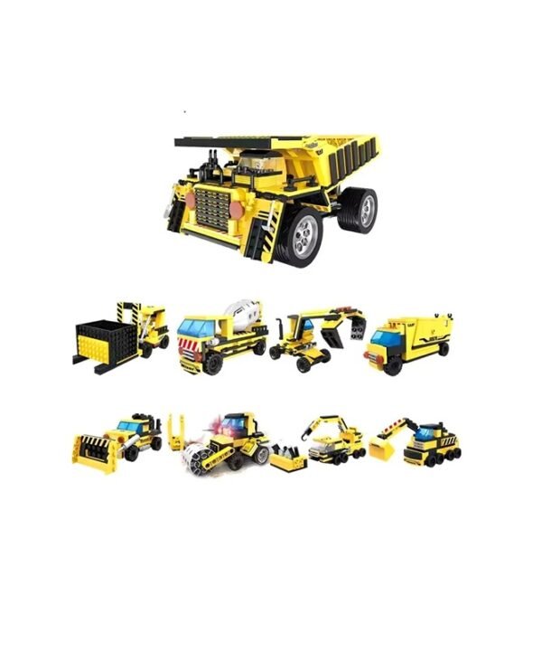 00 Cogo Maquinas De Construccion 8 En 1 Set3039 De 846 Piezas