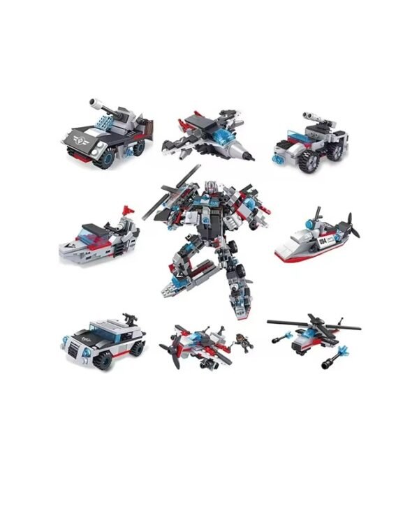 Cogo Exploradores Militar Naval 8 En 2 Set3020 De 771 Piezas