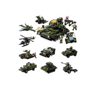 02 Cogo Exploradores Militar 8 En 1 Set3019 De 844 Piezas