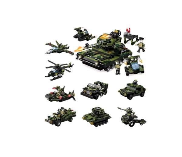Cogo Exploradores Militar 3 En 1 Set3019-6 De 94 Piezas