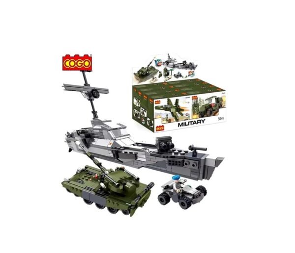 Cogo Exploradores Militar 8 En 2 Set3041 De 877 Piezas