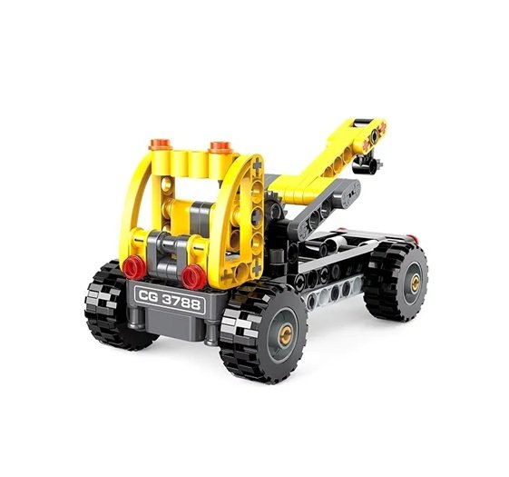 04 Cogo Grúa De Construcción 3 En 1 Set3090 De 235 Piezas