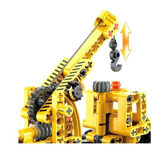 05 Cogo Grúa De Construcción 3 En 1 Set3090 De 235 Piezas