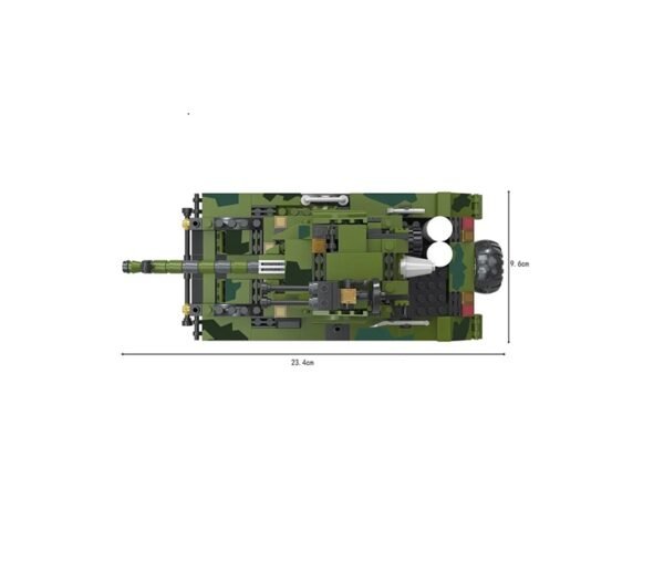 07 Cogo Exploradores Militar 8 En 1 Set3019 De 844 Piezas