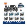08 Cogo Policia De La Ciudad 8 En 1 Set3025 De 733 Piezas