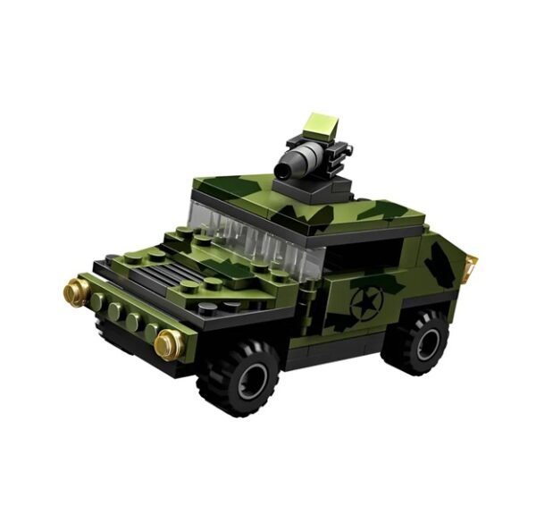 Cogo Exploradores Militar 3 En 1 Set3019-3 De 110 Piezas