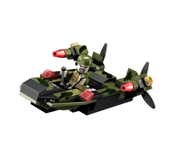 Cogo Exploradores Militar 3 En 1 Set3019-6 De 94 Piezas