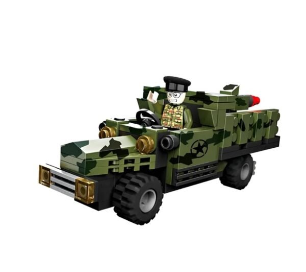 Cogo Exploradores Militar 3 En 1 Set3019-1 De 121 Piezas