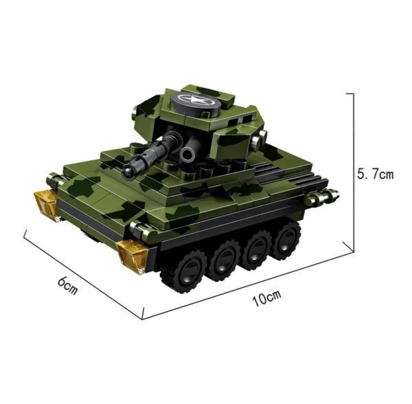 2 Cogo Exploradores Militar 3 En 1 Set3019-2 De 96 Piezas