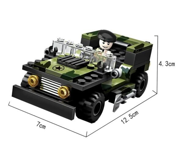 2 Cogo Exploradores Militar 3 En 1 Set3019-4 De 102 Piezas