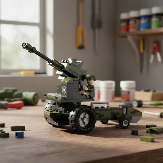 Cogo Exploradores Militar 3 En 1 Set3019-5 De 108 Piezas