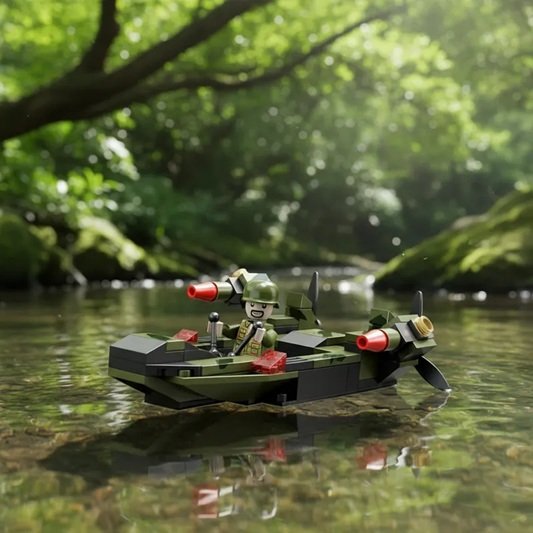 Cogo Exploradores Militar 3 En 1 Set3019-6 De 94 Piezas