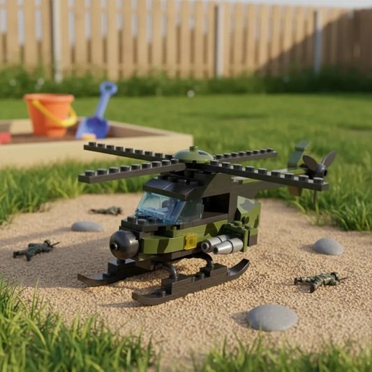 Cogo Exploradores Militar 3 En 1 Set3019-8 De 111 Piezas