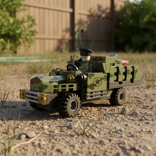 Cogo Exploradores Militar 3 En 1 Set3019-1 De 121 Piezas