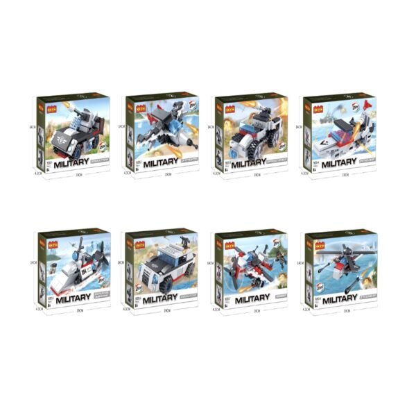 Cogo Exploradores Militar Naval 2 En 1 Set3020-8 De 97 Piezas