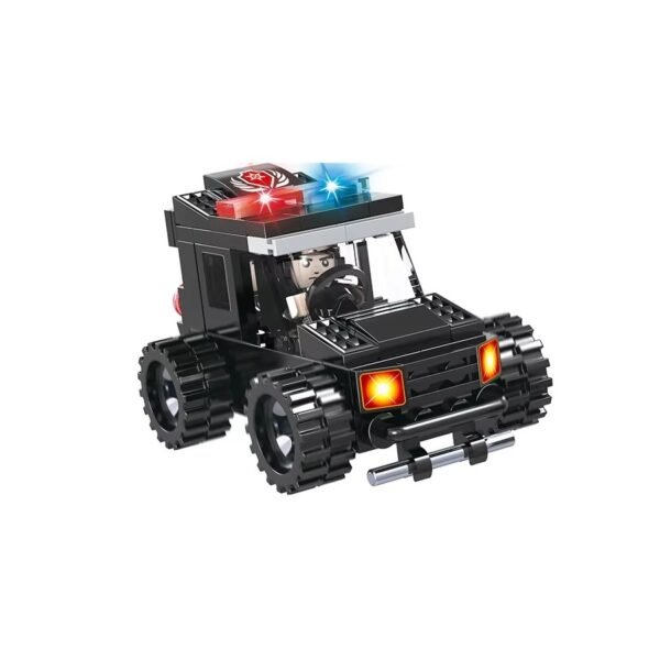 Cogo Policia De La Ciudad Neo 3 En 1 Set3025-4 De 86 Piezas