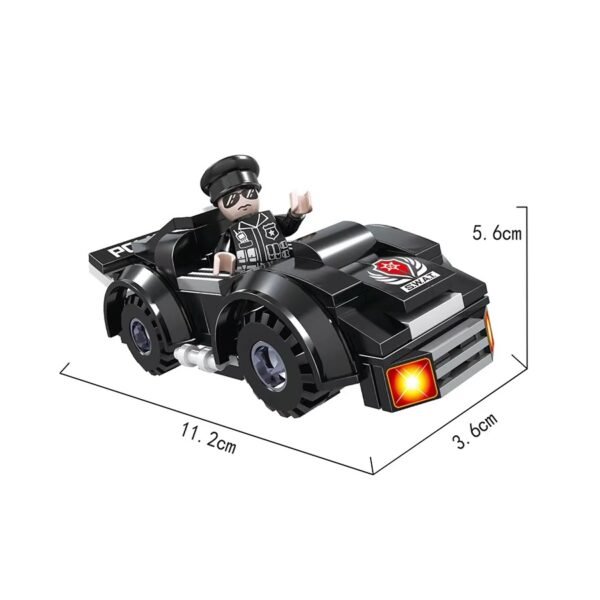 Cogo Policia De La Ciudad Neo 3 En 1 Set3025-5 De 91 Piezas