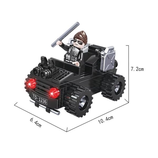 Cogo Policia De La Ciudad Neo 3 En 1 Set3025-6 De 95 Piezas