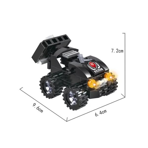Cogo Policia De La Ciudad Neo 3 En 1 Set3025-7 De 96 Piezas