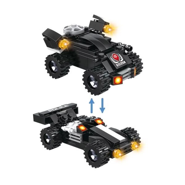 Cogo Policia De La Ciudad Neo 3 En 1 Set3025-7 De 96 Piezas