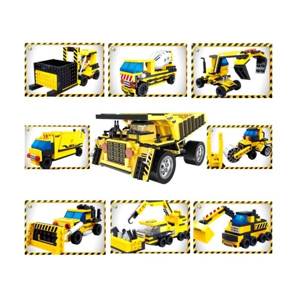 Cogo Maquinas De Construccion Set3039-1 De 107 Piezas