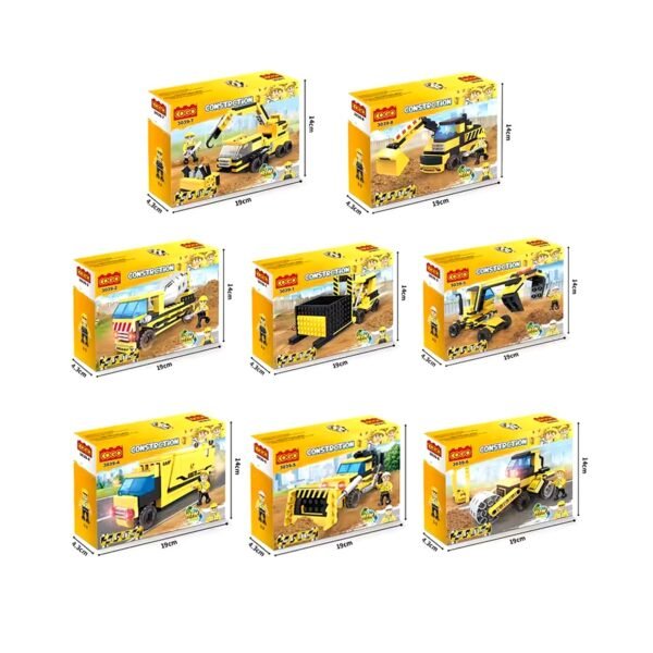 Cogo Maquinas De Construccion Set3039-1 De 107 Piezas