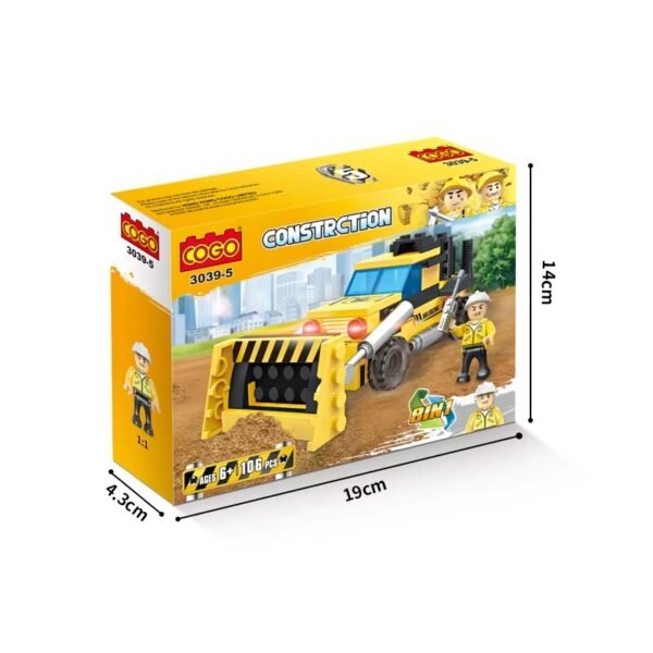 Cogo Maquinas De Construccion Set3039-5 De 106 Piezas