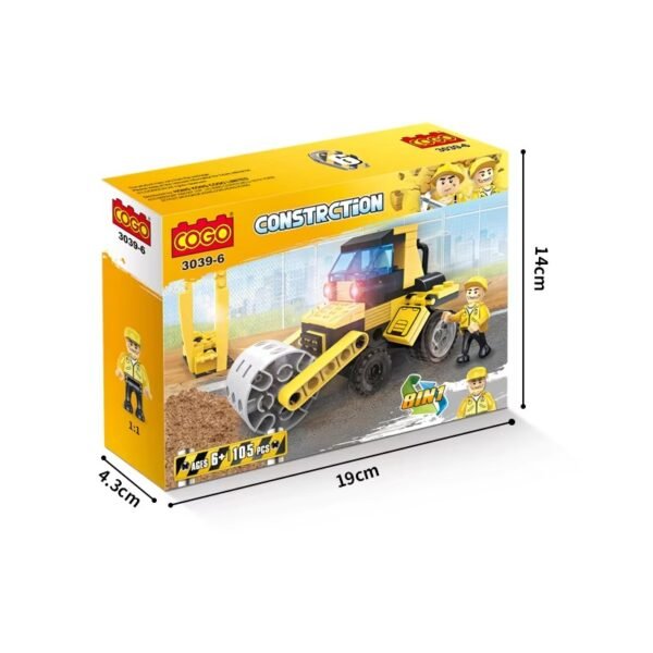 Cogo Maquinas De Construccion Set3039-6 De 105 Piezas