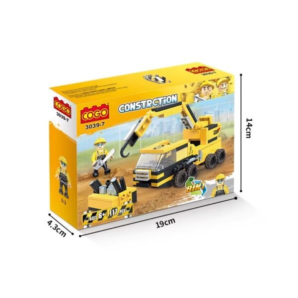 Cogo Maquinas De Construccion Set3039-7 De 117 Piezas