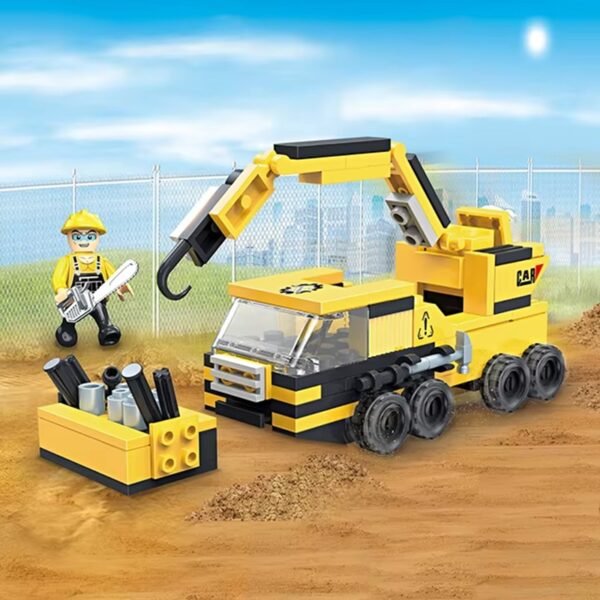 Cogo Maquinas De Construccion Set3039-7 De 117 Piezas